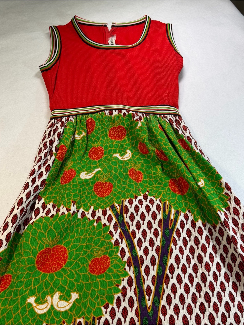 VTG 70s Gene Stanley Novelty Apple Tree Maxi S